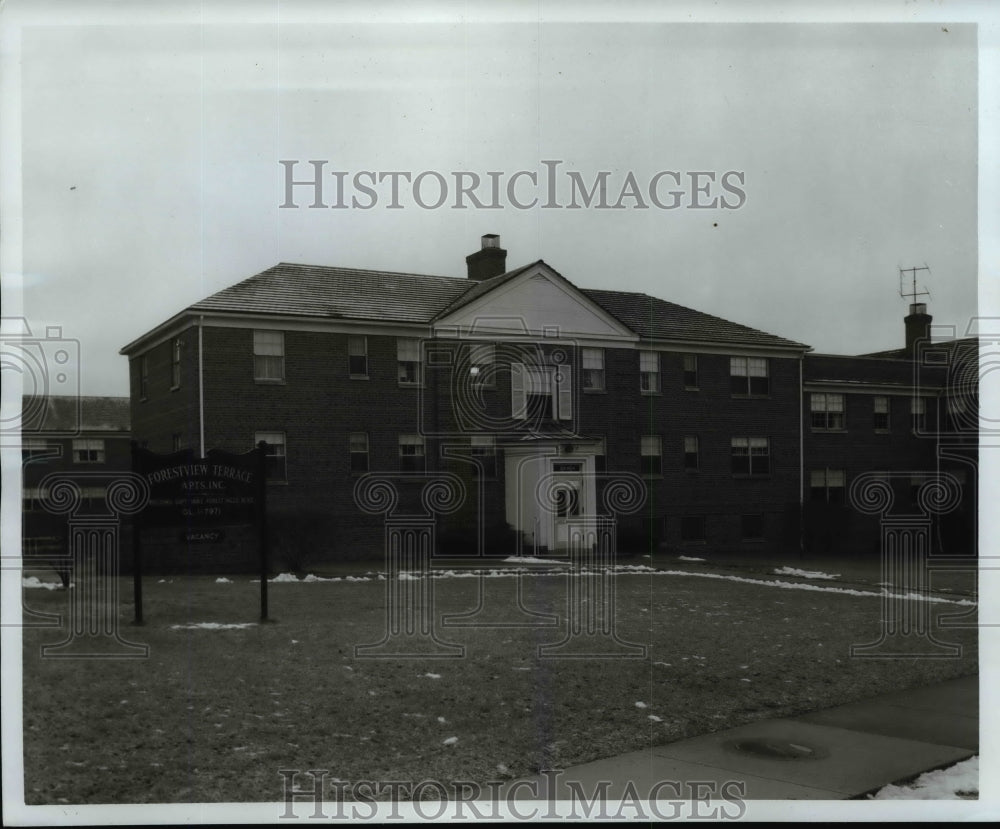 1965 Press Photo: Forest View Terrace Apartments-Historic Images