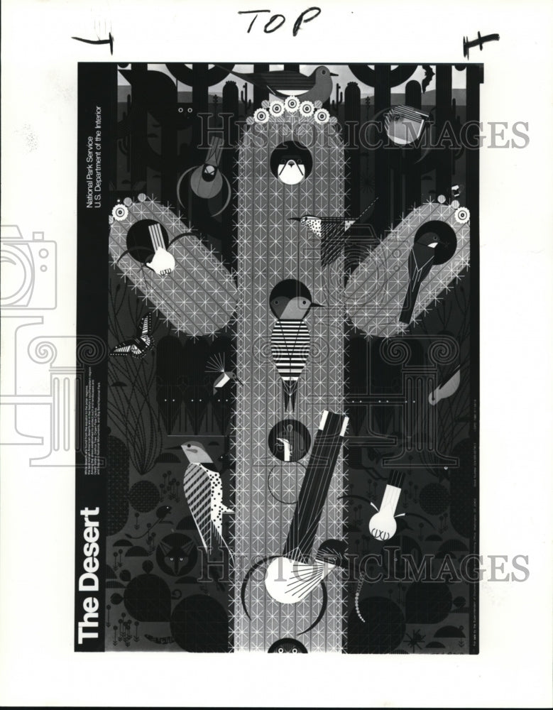 1985 Press Photo Posters, Copy, Fri. Mag. - cvb28865 - Historic Images