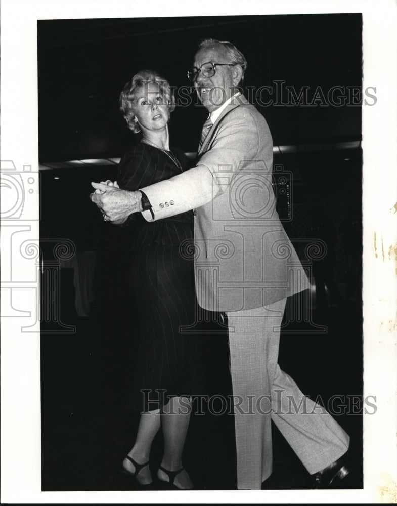 1983 Press Photo WBBG Dance party-Charles Anderson and Miss Lois Adams - Historic Images