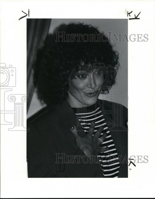 1981 Press Photo Elaine Garzarelli, executive vice president of Shearson Lehman - Historic Images