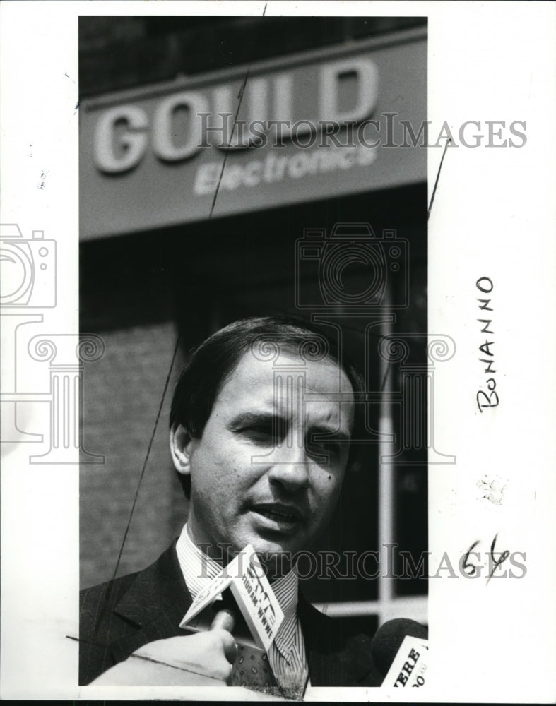 1989 Press Photo Candidate for mayor Benny Bonanno - cvb29116 - Historic Images