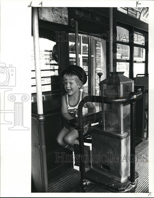 1983 Press Photo Jonathan Hann, 3 St Louis at Trolleyville USA, Olmstead Falls - Historic Images