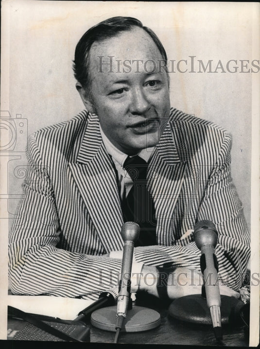 1972 Press Photo Claude R Sowle, Ohio University President - cvb29438 - Historic Images