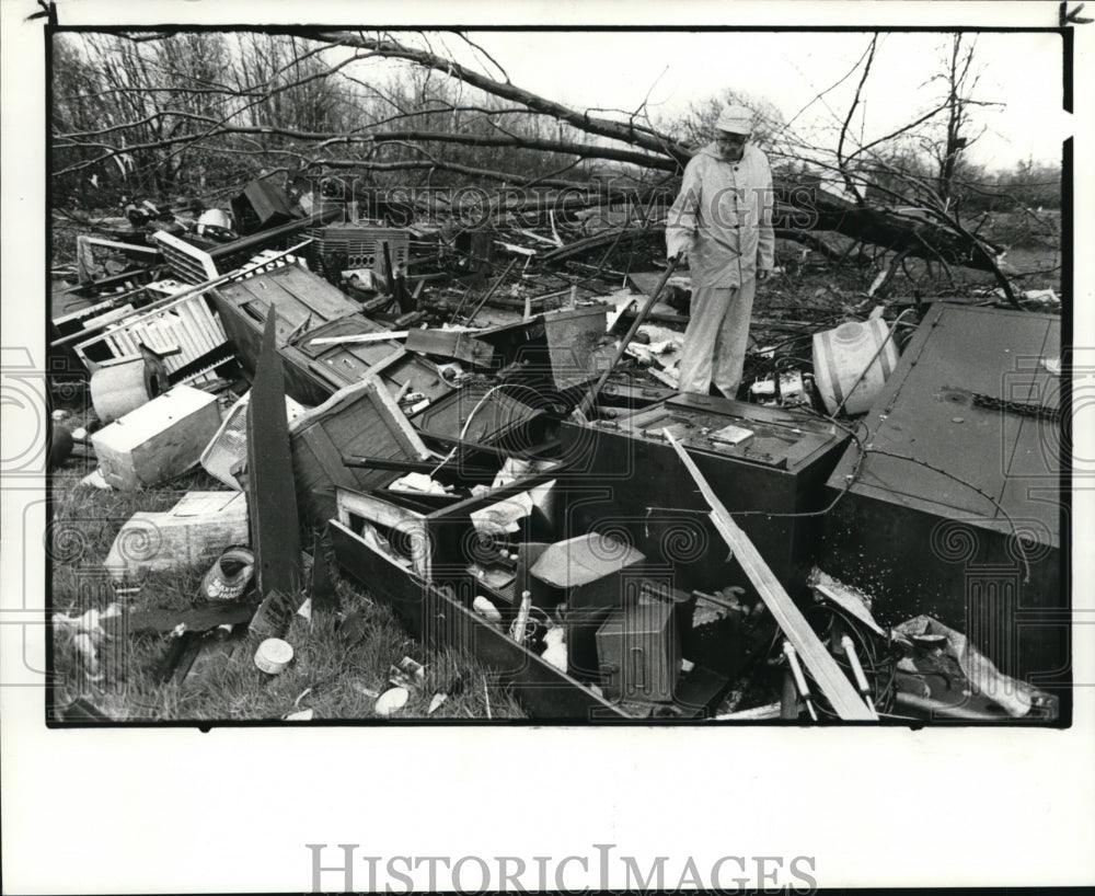 1983 Press Photo Tornadoes, Cleveland - cvb29488 - Historic Images