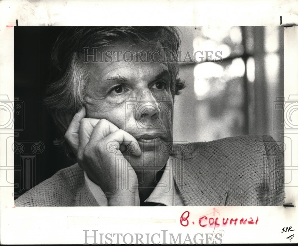 1982 Press Photo Christopher Von Dohnanyi, Director of the Cleveland Orchestra - Historic Images