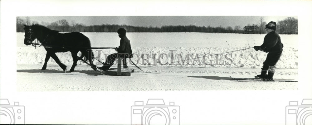 1980 Press Photo Two Amish Boys - cvb29720 - Historic Images