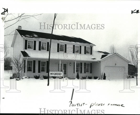 1986 Press Photo Bab Homes, The Mulberry Model - cvb29722 - Historic Images