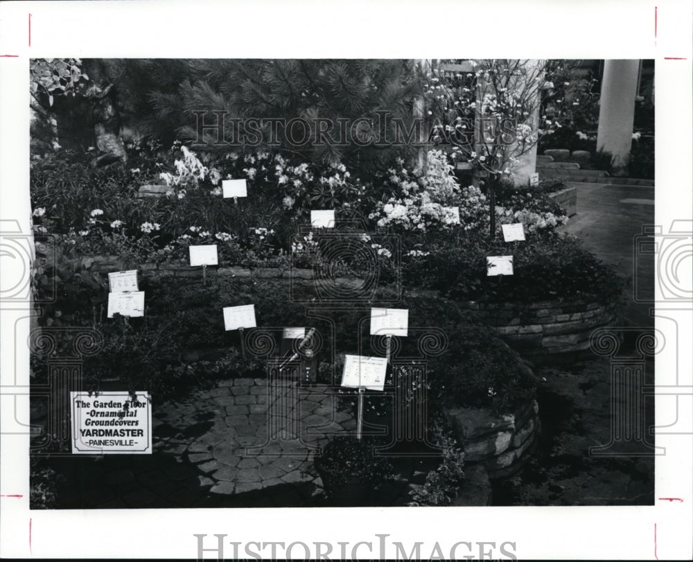 1992 Press Photo The winning mini-garden at Home and Flower Show - cvb29834 - Historic Images