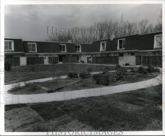 1972 Press Photo Candleberry Lane At Concord Square Apartment Condominiums - Historic Images