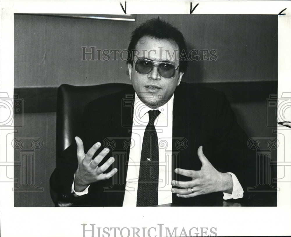 1988 Press Photo Councilman Gus Frangos - cvb29992 - Historic Images