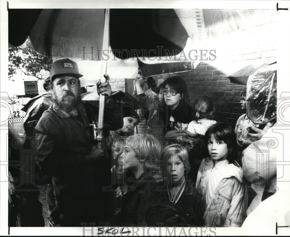 1989 Press Photo Charles Nash of Nans a anti-busing organization - cvb30040 - Historic Images