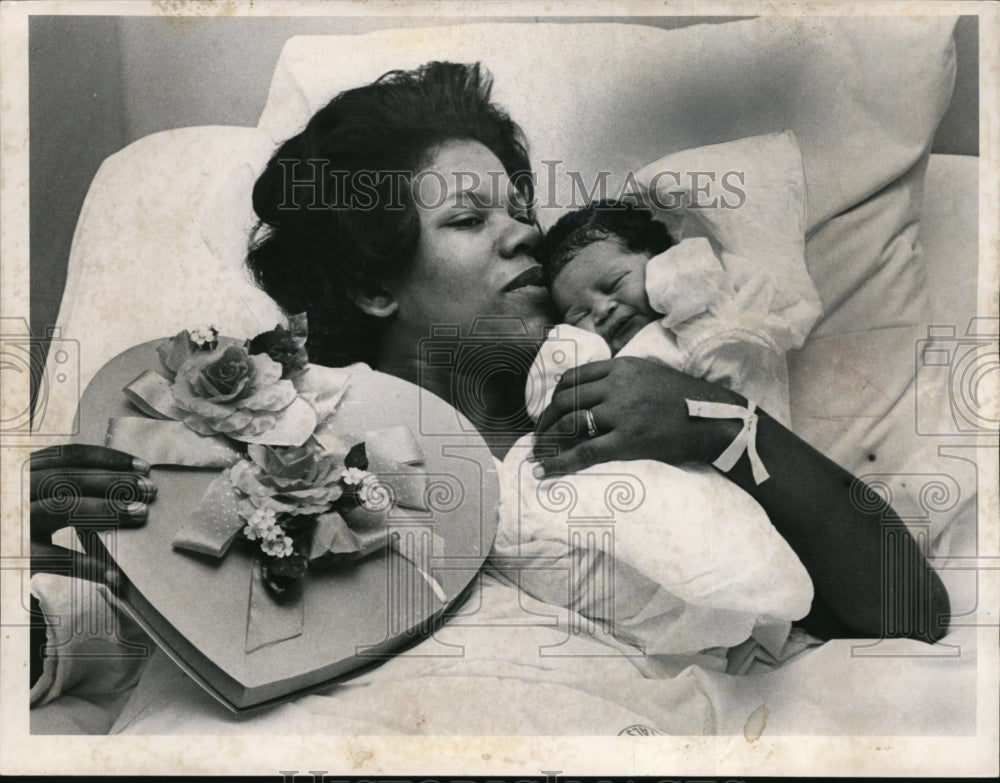 1965, Mrs. Patricia Valentine and Baby Daughter - cvb30063 - Historic Images