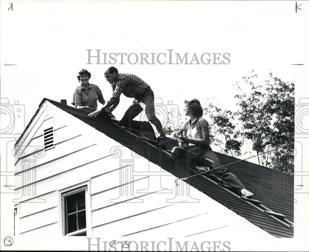 1985 Press Photo Roofs - cvb30109 - Historic Images