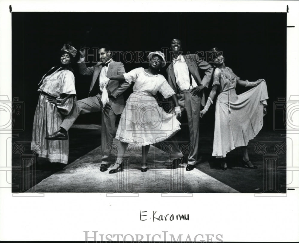 1990 Press Photo Cast of Karamu - cvb30134 - Historic Images