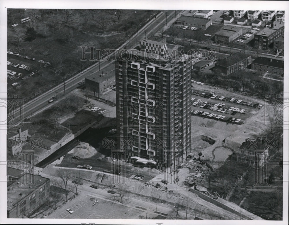 1964, Apartments - Crystal Tower, Terrace &amp; Noble Rd. - cvb30235 - Historic Images