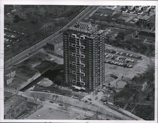 1964, Apartments - Crystal Tower, Terrace & Noble Rd. - cvb30235 - Historic Images