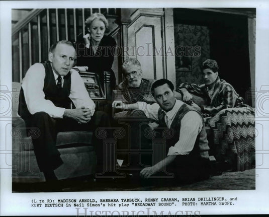 1988, Stars of Neil Simon's hit play "BROADWAY BOUND" - cvb30274 - Historic Images