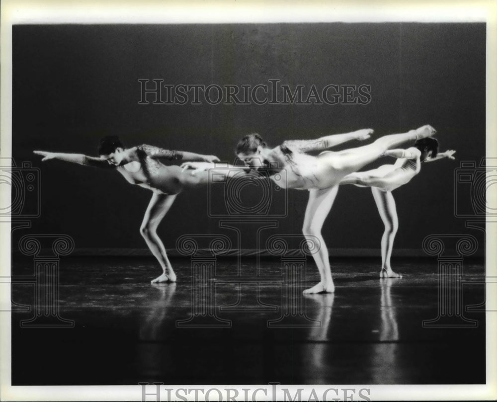 1987 Press Photo New Dance Ensemble on Northern Lights choreography by Amy Kekst - Historic Images