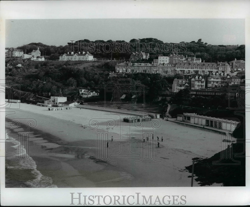 1978 Press Photo Porthminster Beach, St Ives, England - cvb30559 - Historic Images