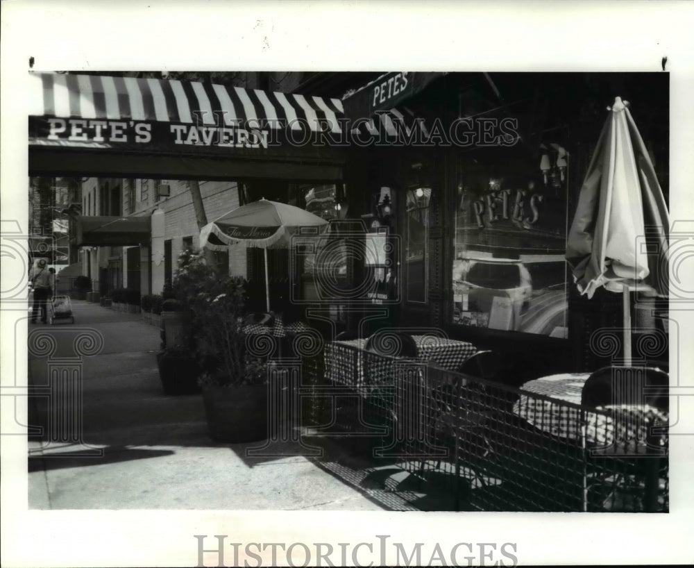 1986 Press Photo Pete&#39;s tavern, said to be the oldest original bar in New York - Historic Images