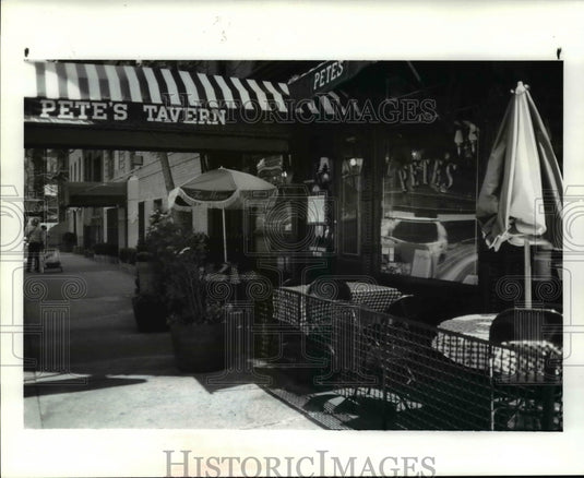 1986 Press Photo Pete's tavern, said to be the oldest original bar in New York - Historic Images
