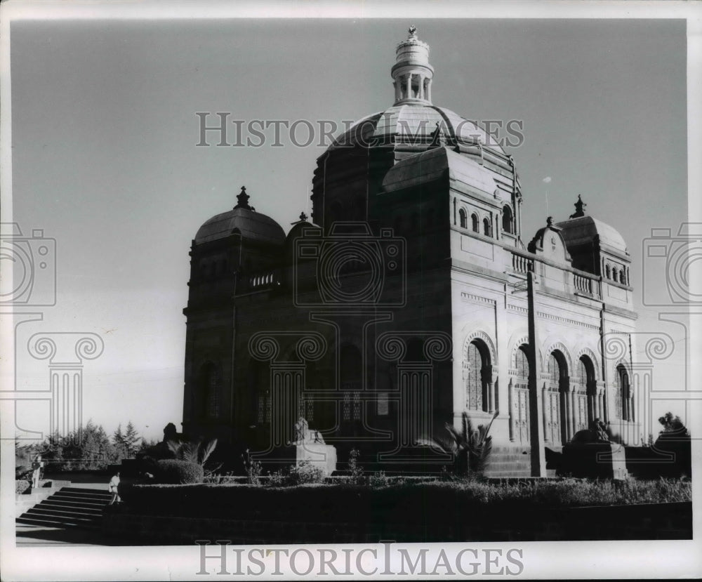1970 Mausoleum of Emperor Menelik II, built in 1911-Historic Images