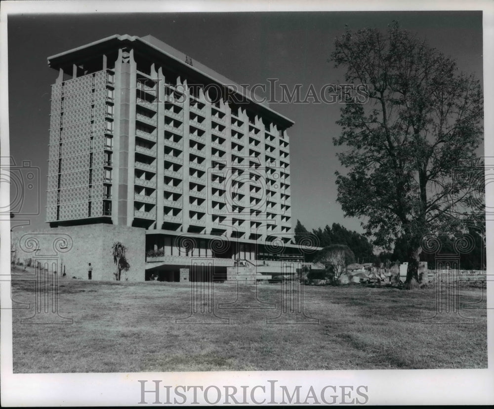 1970 Press Photo 12 story, 247 room Addis Ababa Hilton - cvb30583 - Historic Images