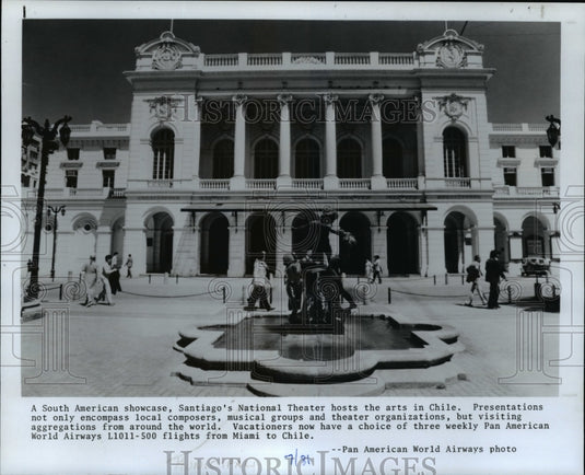 1981, Santiago's National Theater hosts the arts in Chile - cvb30614 - Historic Images