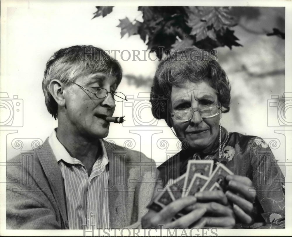 1984 Press Photo Ron Newell and Barbara Winbigler in Berea Summer Theatre - Historic Images