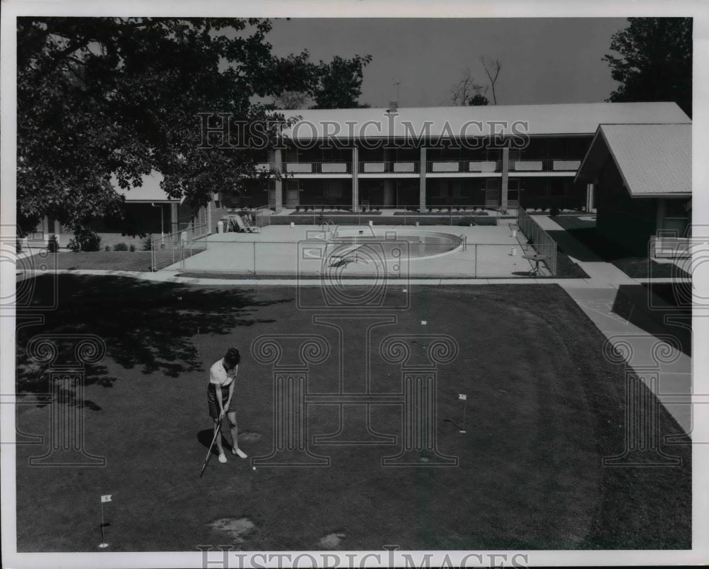 1963, Apartment attraction at Cody Park Apartments - cvb30857 - Historic Images