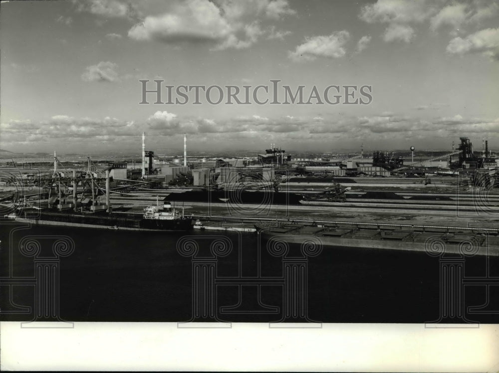 Press Photo Solmer Steel Mill at mouth of the Rhone River-France - cvb30867 - Historic Images