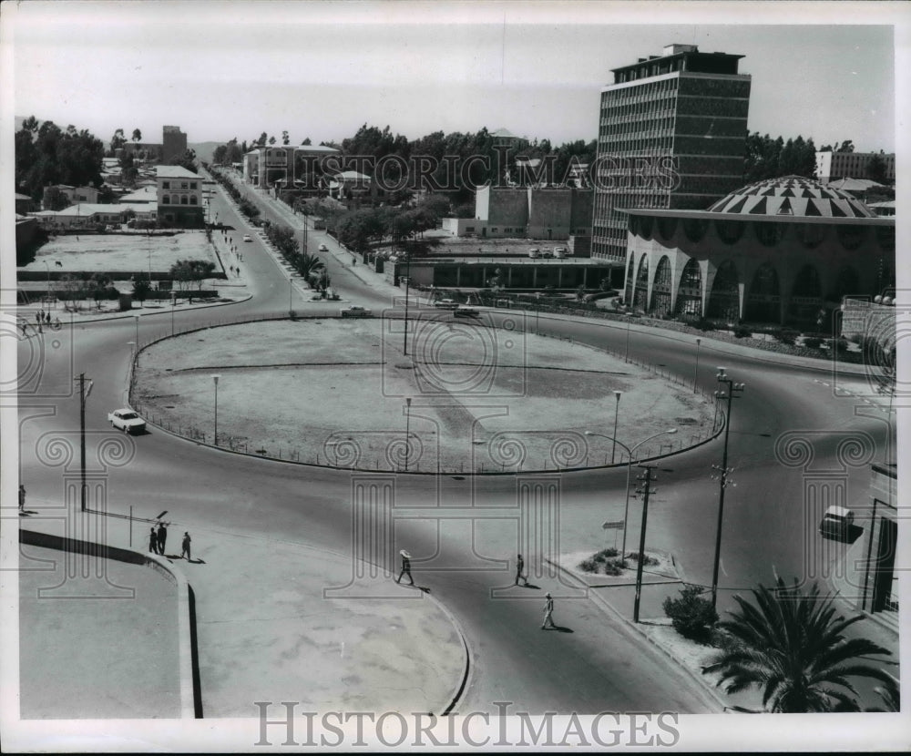 1970 Press Photo Main square in Addis Ababa is named after Emperor Haile - Historic Images