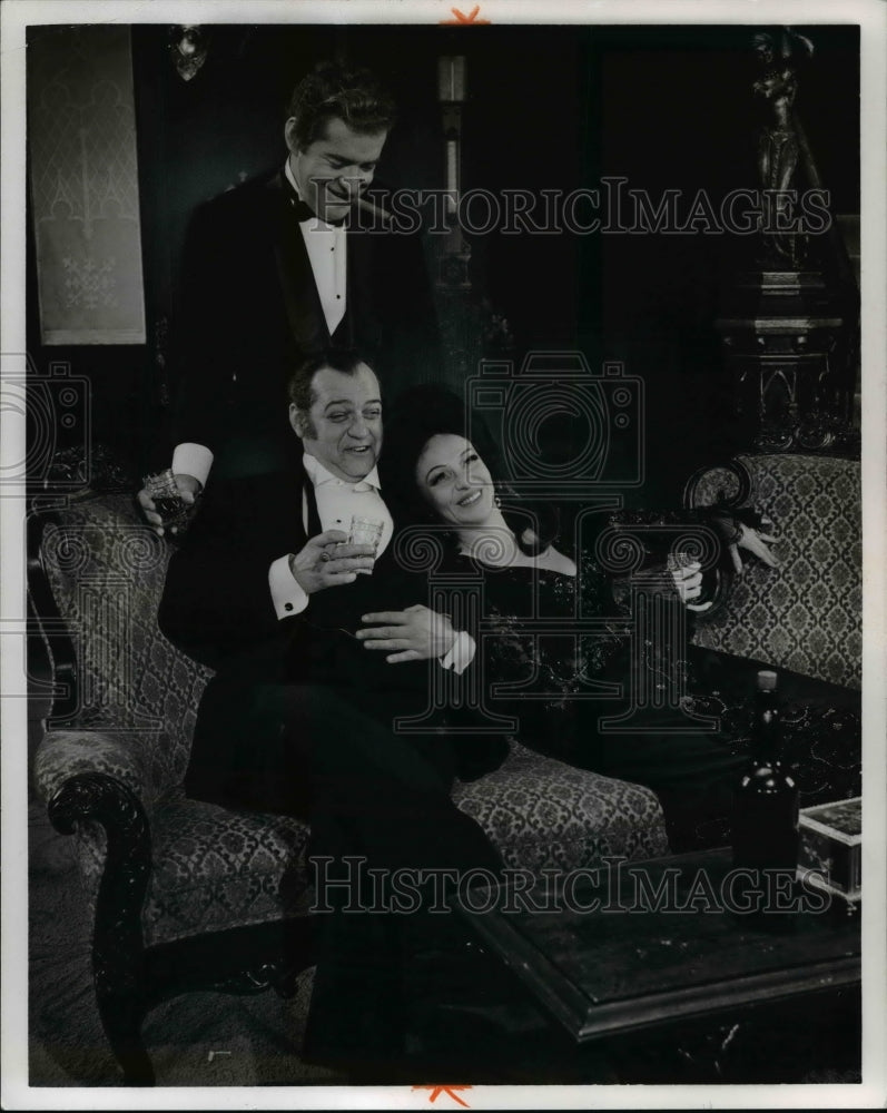 1968 Geraldine Page and her two conniving brothers-Historic Images