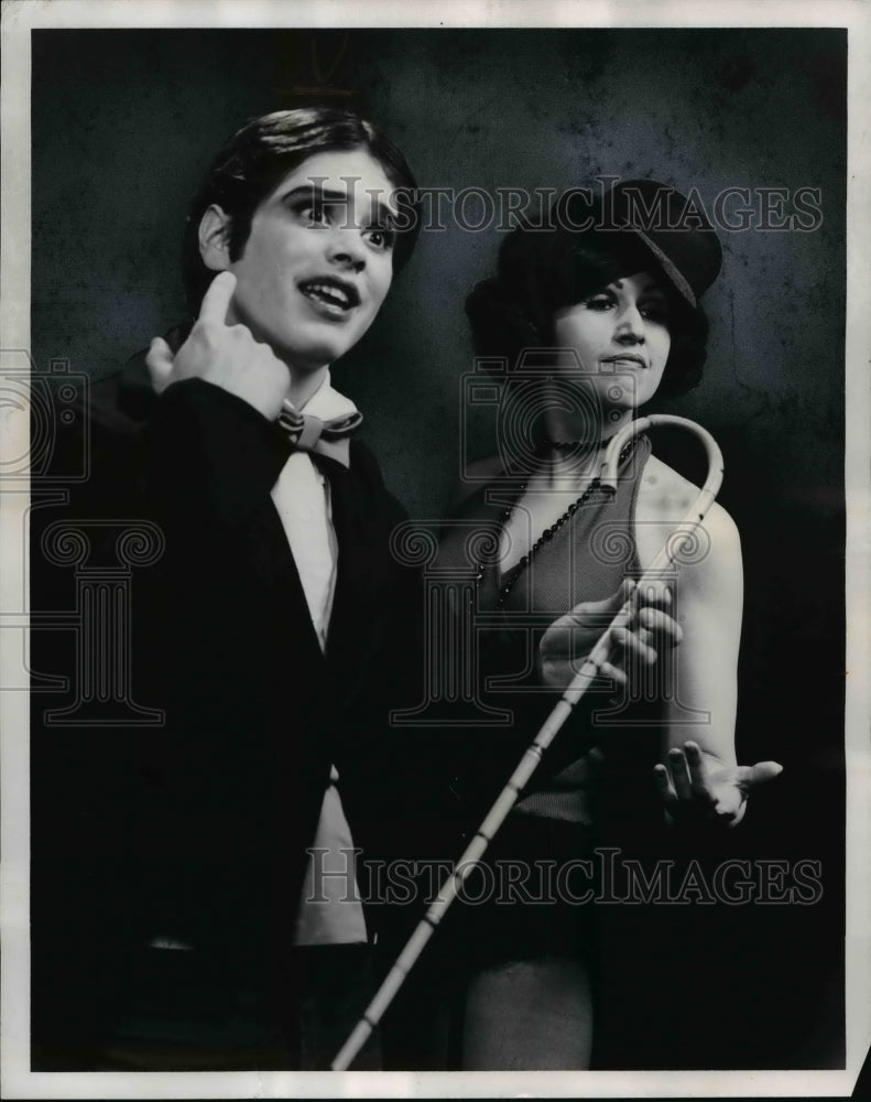 1973, Barry Frey and Carole Gaspar, in &quot;Cabaret&quot; - cvb30885 - Historic Images