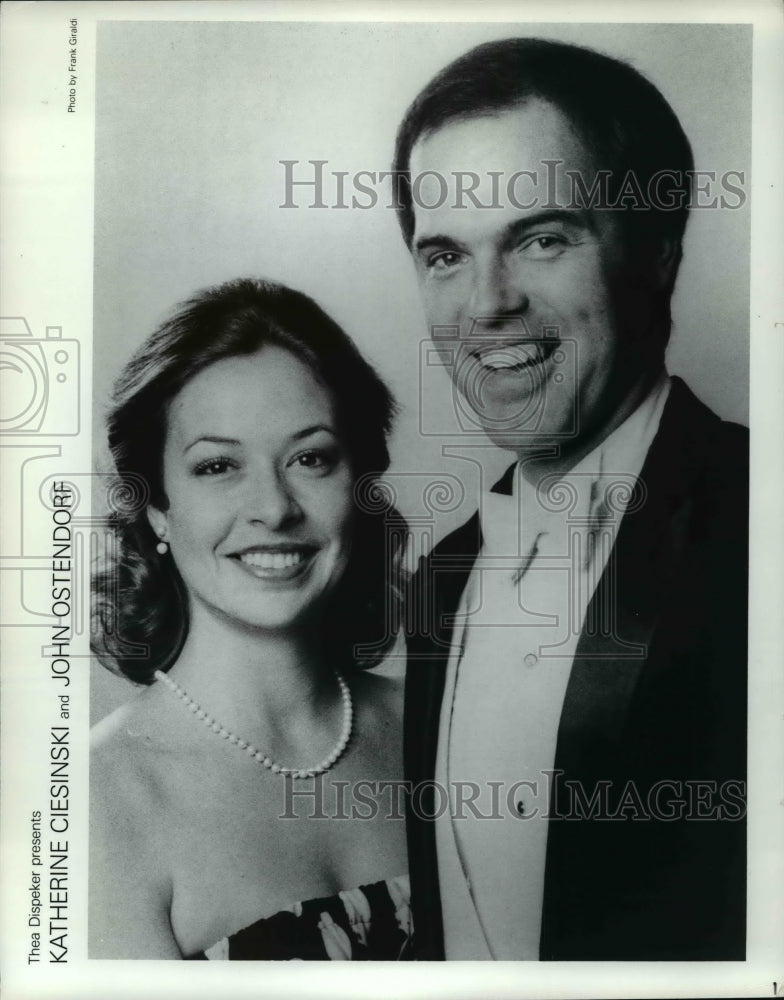 1982 Press Photo Katherine Ciesinki and John Ostendorf - cvb30927 - Historic Images
