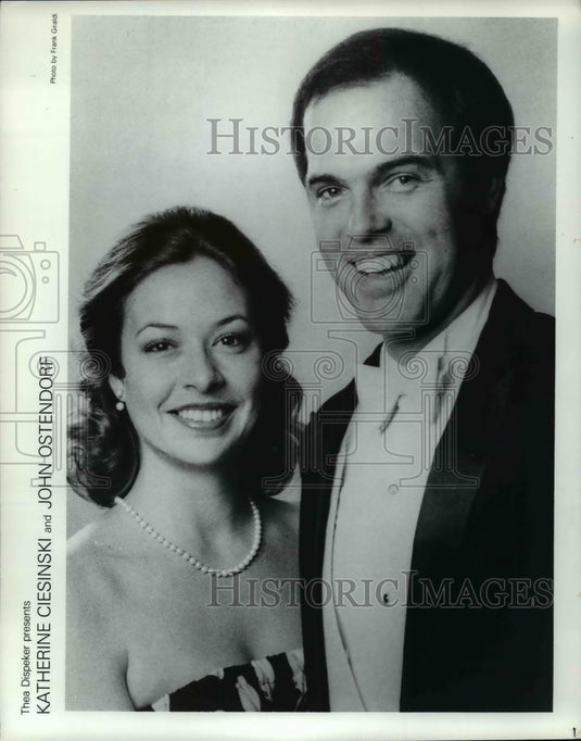 1982 Press Photo Katherine Ciesinki and John Ostendorf - cvb30927 - Historic Images
