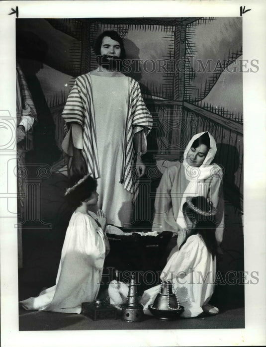 1985, Plymouth Church Christmas Pageant - cvb30944 - Historic Images