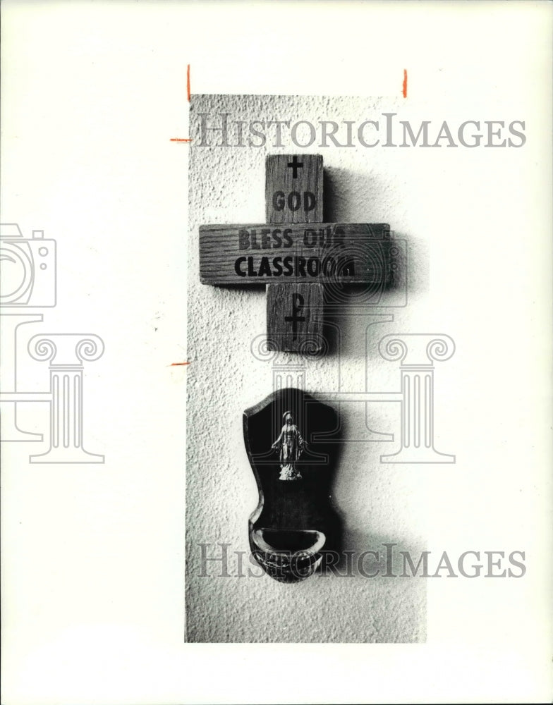 1990 Press Photo Schools Catholic - cvb30990 - Historic Images