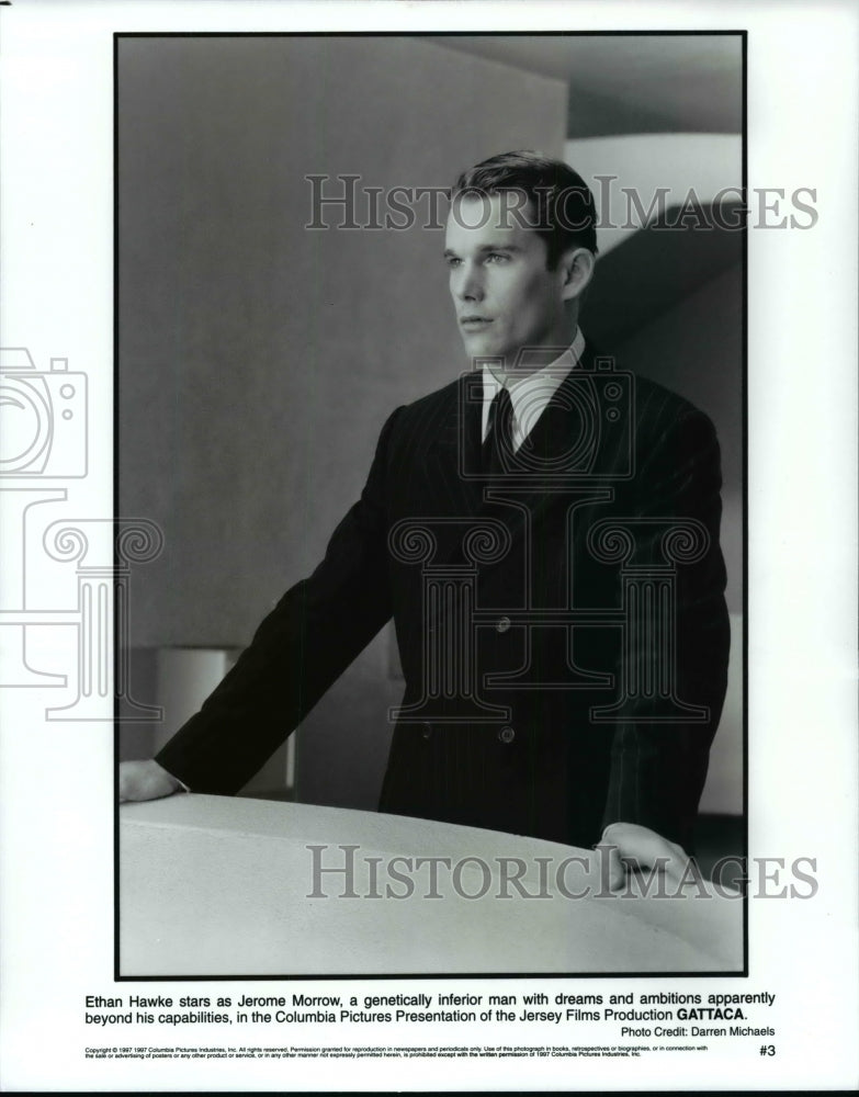 Press Photo Ethan Hawke-Gattaca star - cvb31069 - Historic Images