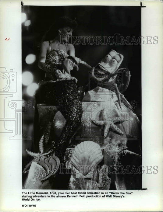 1991 Press Photo Ice Skating, Walt Disney's World on Ice - cvb31143 - Historic Images