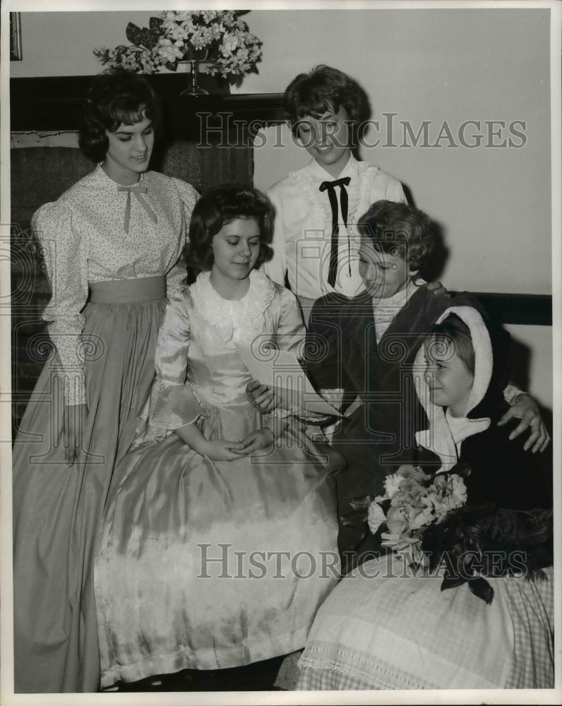 1963 Press Photo: Broadway Dramatists' "Little Women"-Historic Images