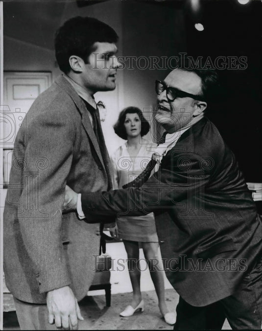 Press Photo Fred Willard, Linda Lavin, Vincent Gardenia In Little Murderers - Historic Images