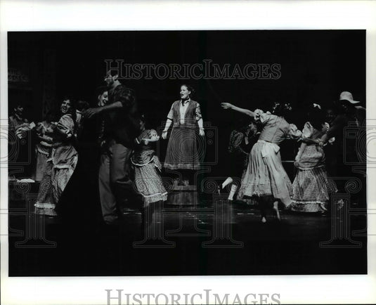 1994 Press Photo Emily Martin as Katie star in Robert Ward's "Lady Kate" - Historic Images