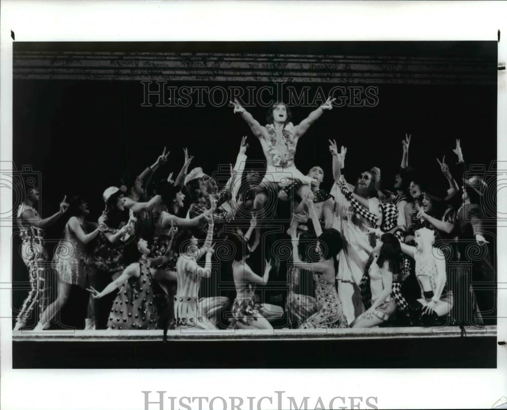 1996 Press Photo Joseph and the Amazing Technicolor Dreamcoat Play - cvb31212 - Historic Images