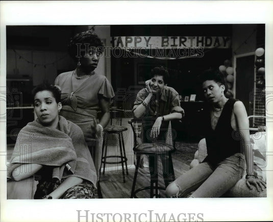 1993 Press Photo The stars of The Cleveland Play House's "JAR THE FLOOR" - Historic Images