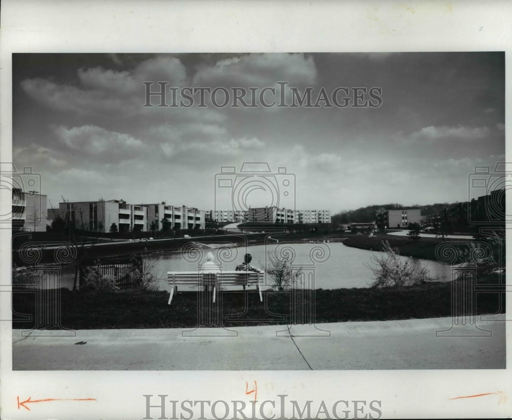 1972 Press Photo Pleasant Lake Apartments - cvb31269 - Historic Images