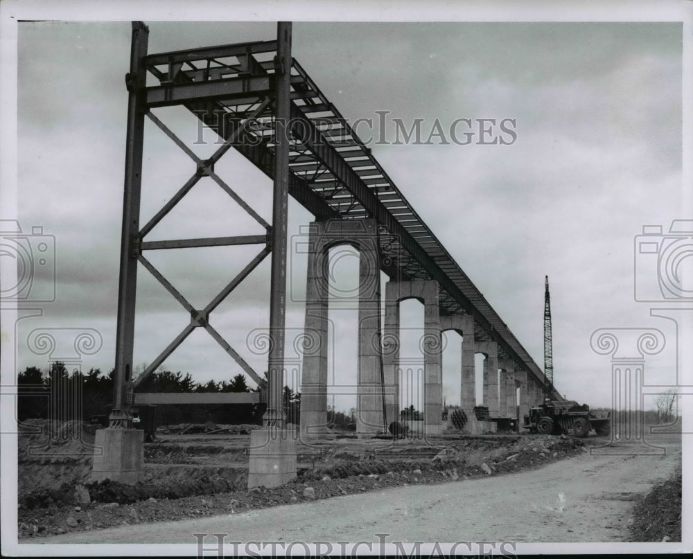 1958 Press Photo New F.D.R. Bridge, Canadian Side - cvb31360-Historic Images