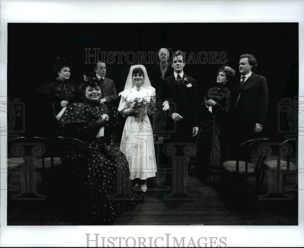 1991 Press Photo Scene from Our Town by Thornton Wilder - cvb31564 - Historic Images