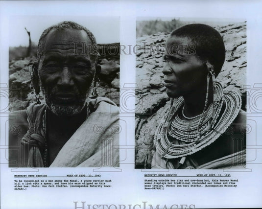 1993 Press Photo Kenya Masai - cvb31643 - Historic Images