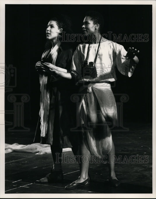 Press Photo Toni Ann Johnson & Tonia Rowe in Say Zabra - cvb31753 - Historic Images